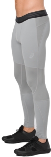 Collant Long ASICS Homme Bleu Marine Taille L - Base Layer Sport