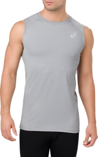 ASICS BASE LAYER TANK TOP Men Stone Grey notdisplayed ASICS UK