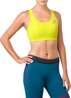 UNISEX ASICS BASE LAYER MED SUPPORT BRA SULPHUR SPRING