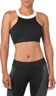 halterneck sports bra