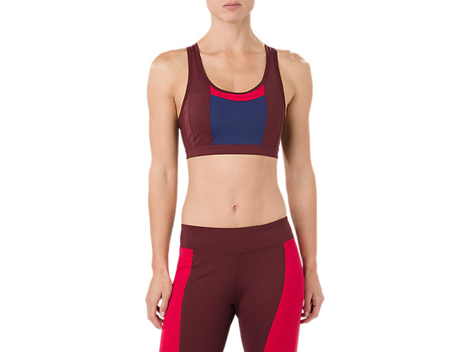 Image 1 of 7 of Quick-Dry Color Block Bra color Port Royal