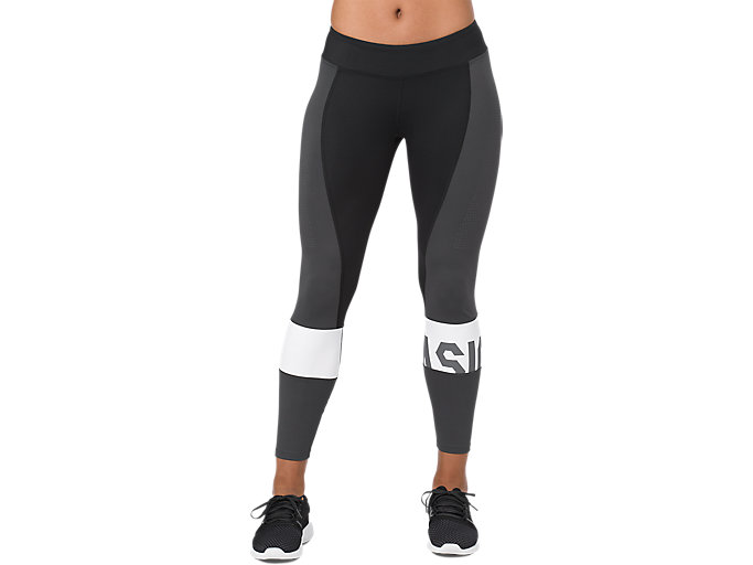 Image 1 of 5 of Women's Performance Black Color Block 7/8 Tight Women's Tights & Leggings
