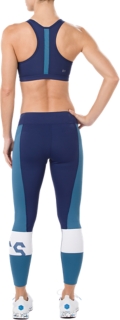 Color Block 7/8 Tight, Azure, Tights & Leggings