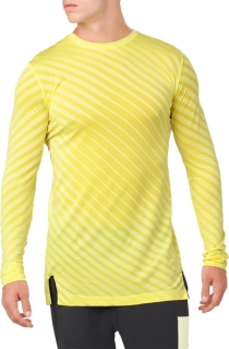 asics t shirt homme jaune