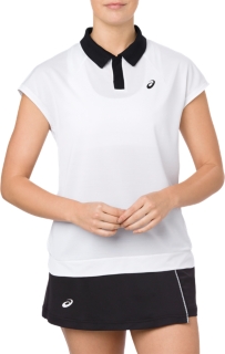 polo asics femme gris