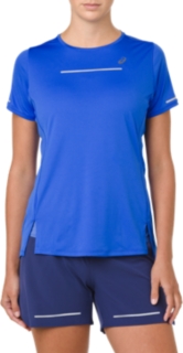 Women's LITE-SHOW SS TOP | ILLUSION BLUE | Short Sleeve Tops | ASICS Outlet