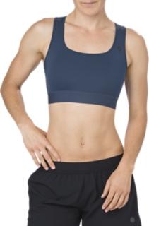 アシックス ASICS Womens Seamless Sports Bra Blue Small レディース