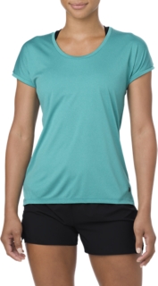 Insecten tellen Prestatie Schrijft een rapport Cap Sleeve Top | Lake Blue Heather | T-Shirts & Tops | ASICS