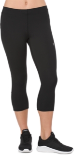 Team 3/4 Capri Tight, Black, Tights & Leggings