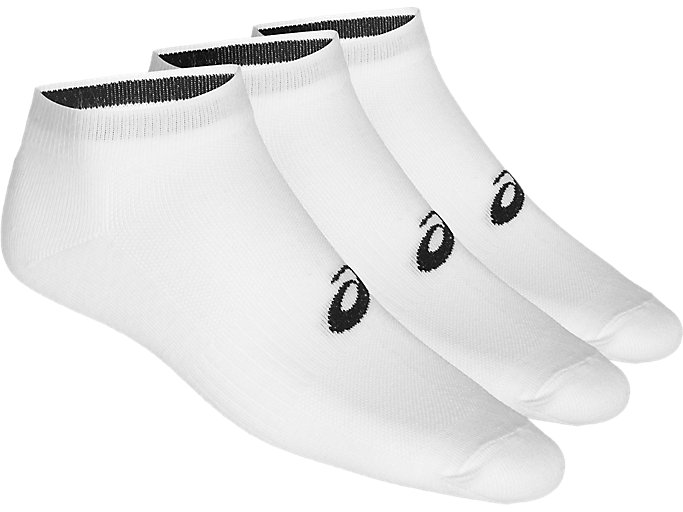 Image 1 of 2 of Unisex White 3PPK PED Calcetines para hombre