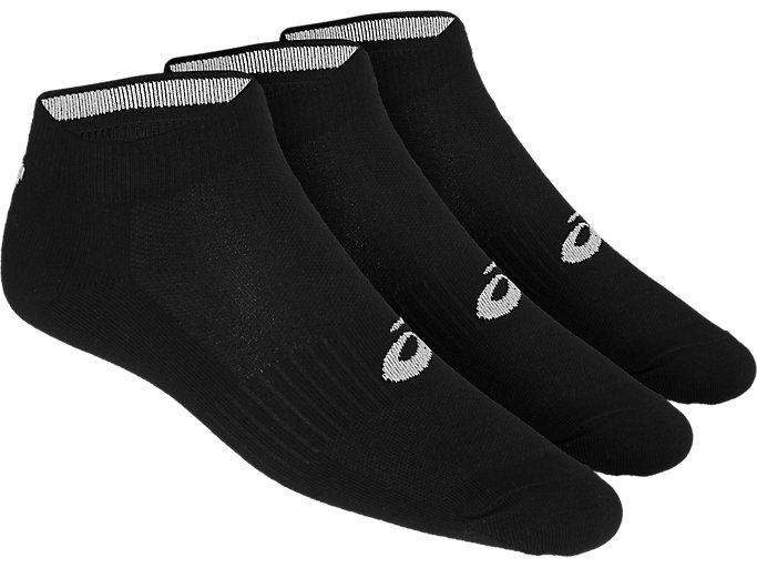 Image 1 of 2 of Unisex Black 3PPK PED Men's Sports Socks