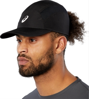 Black asics clearance cap