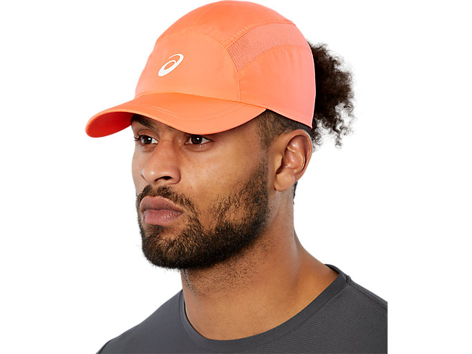 Alternative image view of SPORT RUNNING CAP, Flash Coral
