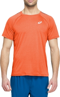 asics t shirt orange