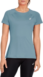 Women's SPORT STRIPE SS TOP | SMOKE 