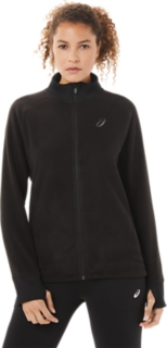 Black polar fleece outlet jacket