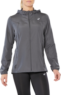 Asics run hood on sale jacket