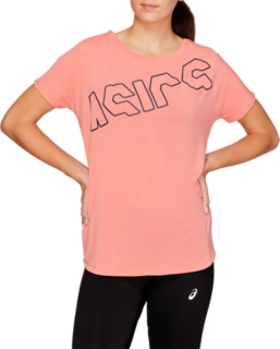 asics t shirt rose