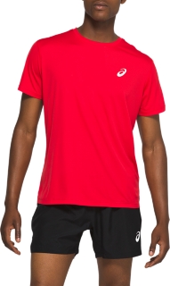 Men's SILVER SS TOP | CLASSIC RED 