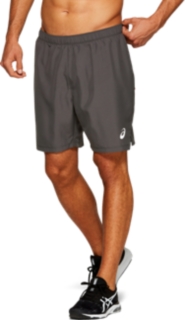 asics 2 in 1 shorts