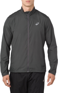 Men's SILVER JACKET | DARK GREY | Jackets \u0026 Vests | ASICS Outlet