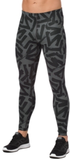 asics graphic tights mens