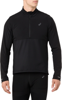 ASICS System Long Sleeve 1/2 Zip Shirt | Performance Black | Long Sleeve  Shirts | ASICS