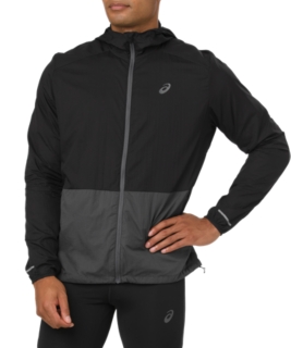 Packable Jacket Dark Grey Performance Black Jackets Outerwear ASICS