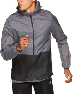 Asics men's store packable jacket