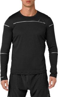 Lite-Show Long Sleeve Shirts ASICS Shirt Black Sleeve | Long | | Performance