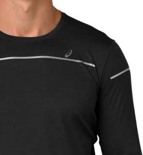 Lite-Show Long Sleeve Shirt | Performance Black | Long Sleeve Shirts | ASICS