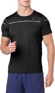 Men's LITE-SHOW SS TOP | PERFORMANCE BLACK | Short Sleeve Tops | ASICS  Outlet