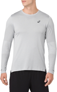 Seamless Long Sleeve | Mid Grey | Long Sleeve Shirts | ASICS