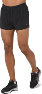 Men's METARUN SPLIT SHORT | PERFORMANCE BLACK | Shorts | ASICS Outlet