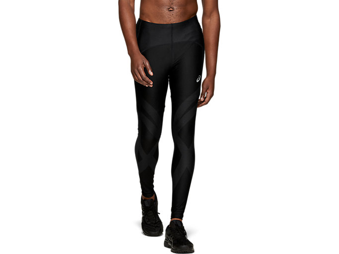 Image 1 of 8 of Men's Performance Black FINISH ADVANTAGE 2 TIGHT Heren Tights & Leggings