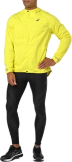 Mens ASICS black Finish Advantage Leggings