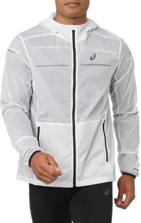 Asics jacket white online