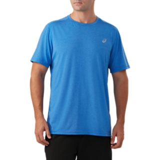 | Short Performance | | & ASICS Sleeve Run T-Shirts Blue Illusion Top Tops