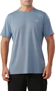 asics mens running tops