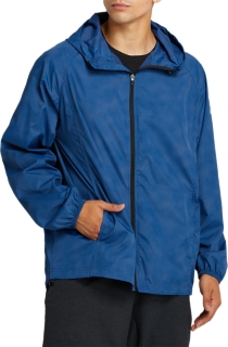 asics packable rain jacket