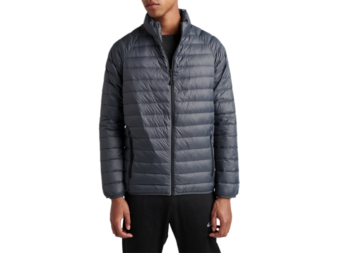 ASICS Down Puffer Jacket Dark Grey Jackets Outerwear ASICS