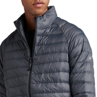 Asics men's weather resistant quilted duck sale down jacket