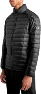 Asics men's weather resistant hot sale quilted duck down jacket