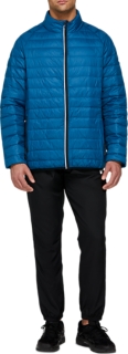 ASICS Down Puffer Jacket Mako Blue Jackets Outerwear ASICS