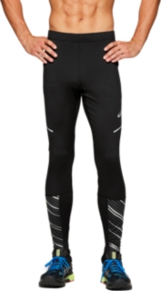 asics running tights mens