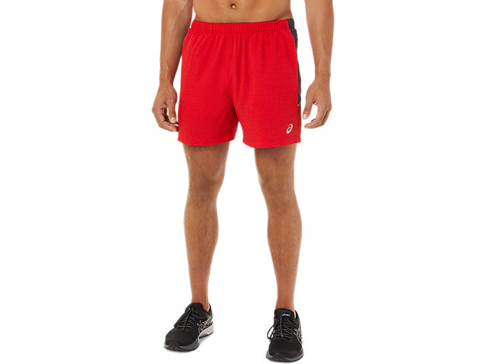 Image 1 of 7 of Men's Electric Red Heather/Carrier Grey MEN'S 5IN PR LYTE SHORT Men's Shorts
