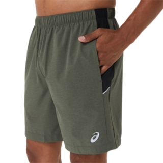 adoptar Rodeado Genealogía MEN'S 7IN PR LYTE SHORT | Mantle Green Htr/Perf Black | Shorts | ASICS