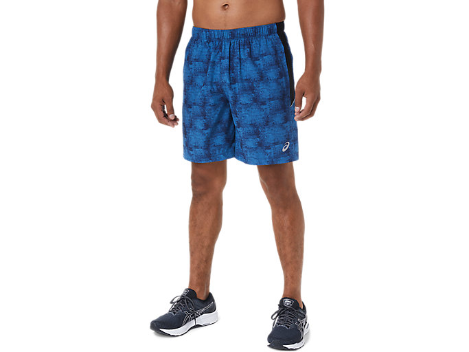 Image 1 of 6 of Men's Tie Dye Blue/Perf Black MEN'S 7IN PR LYTE SHORT Men's Shorts