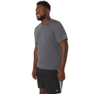 MEN'S SHORT SLEEVE HTHR TECH TOP, Dark Grey Heather, T-Shirts & Tops