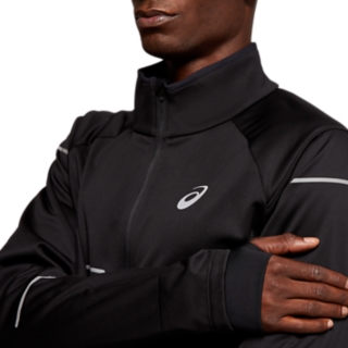 Asics black jacket on sale